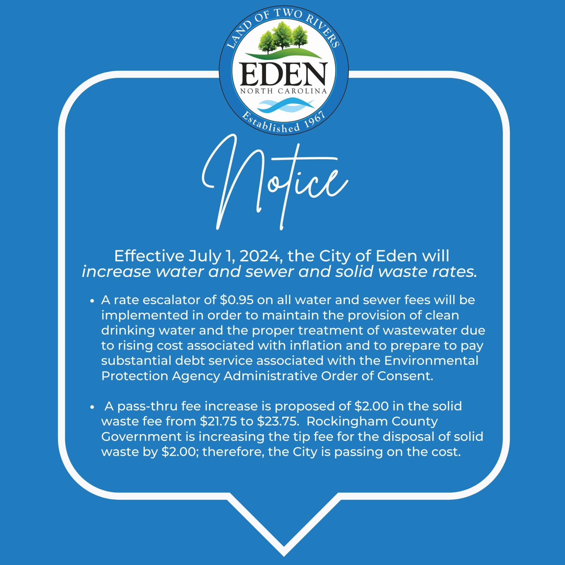 Rate Increase Notice